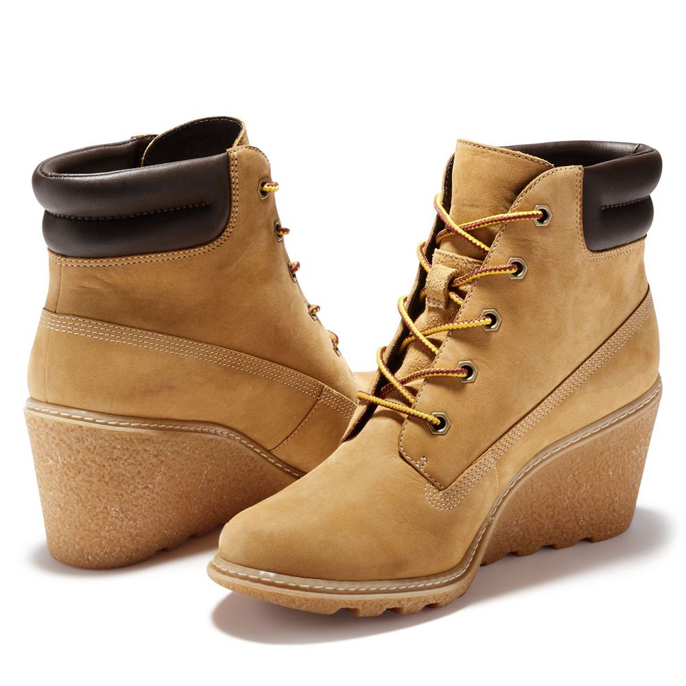 Bototos Timberland Mujer 6-Inch Amston Marrones - Chile LGJ-608591